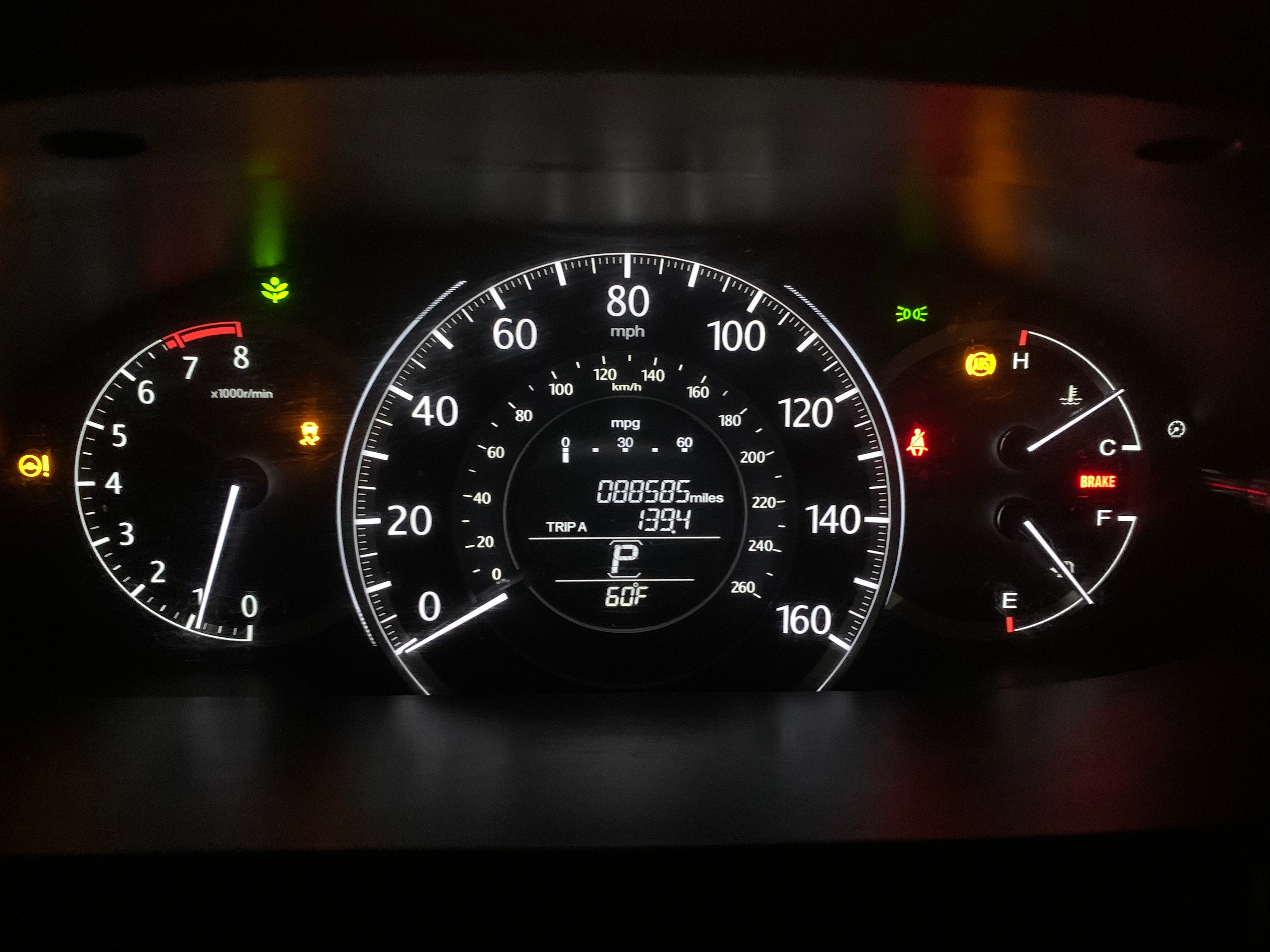Dash Lights Come On And Off Drive